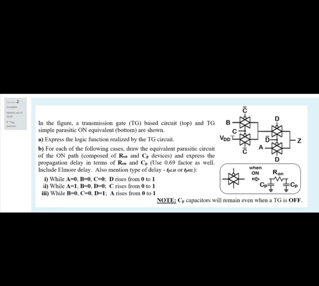 2 Complete Maristof 30 00 Io Prag In The Figure A Transmission Gate Tg Based Circuit Top And Tg B Simple Parasiti 1