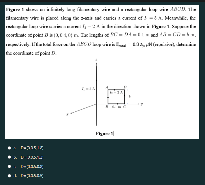 Need Help Please Asap Electromagnetic Fields Theory 1