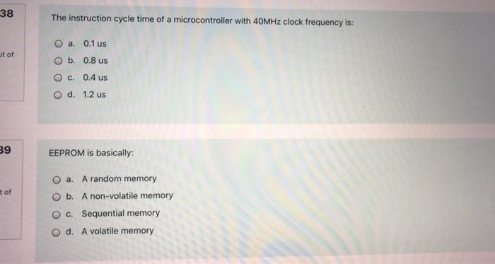 N 40 In Arduino Sketch Delay 2200 Means Ad Out Of A Apply A Delay Of 2 2 Ms B Apply A Delay Of 2200 Ms O C Apply 2
