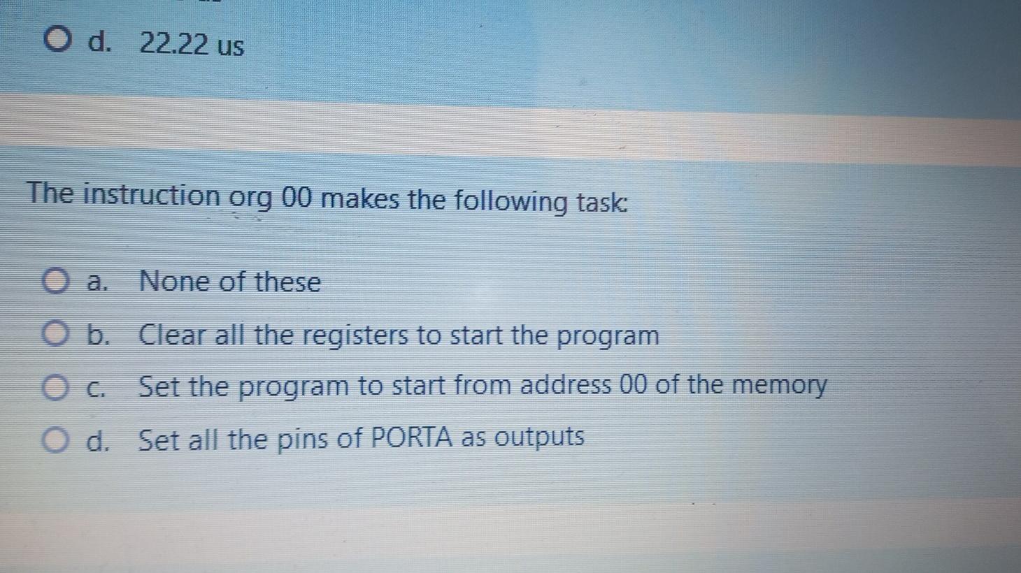 Which Of The Below Statement Is Correct For Using Lcd With The Arduino Time Left 1 21 45 O A A Library Should Be Downl 2