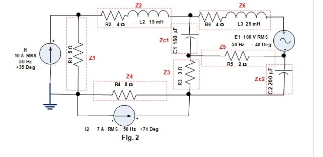 Question 4 10 Marks Refer To The Ac Circuit Shown Previously In Fig 2 Use Simulink To Find A The Real And Reactiv 2