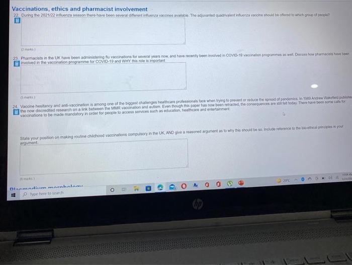 Vaccinations Ethics And Pharmacist Involvement 22 During The 202122 Influenza Season There Have Been Several Different 1