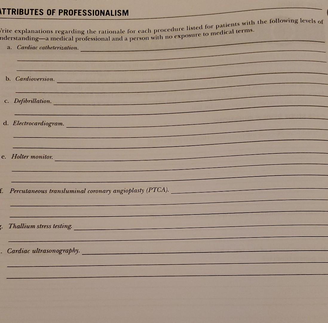 Attributes Of Professionalism Nderstanding A Medical Professional And A Person With No Exposure To Medical Terms A Car 1
