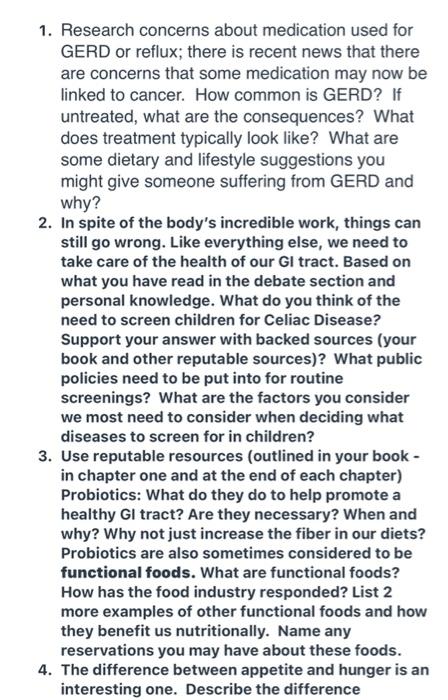 1 Research Concerns About Medication Used For Gerd Or Reflux There Is Recent News That There Are Concerns That Some Me 1