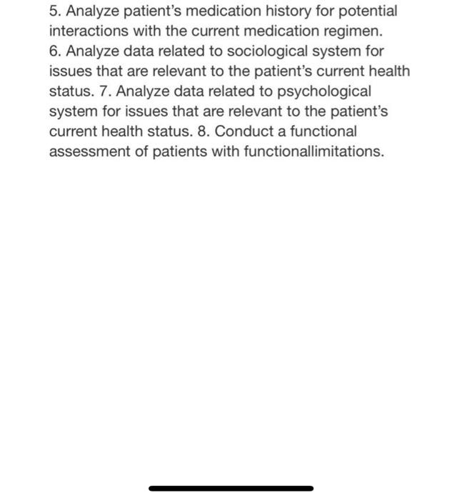 5 Analyze Patient S Medication History For Potential Interactions With The Current Medication Regimen 6 Analyze Data 1