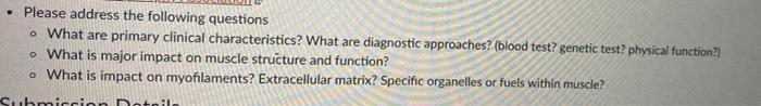 Non Identify A Muscle Pathology You Can Search Example Databases For Information O Medline Pluse Johns Hopkinse M 4