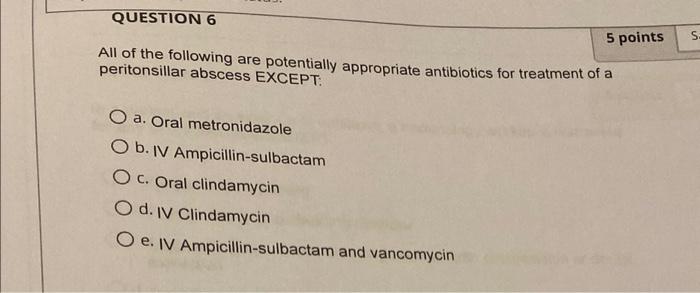Question 1 5 Points Save Ar Which Physical Finding Presents A Strong Case For Acute Otitis Media Ca Bulging And Retrac 6
