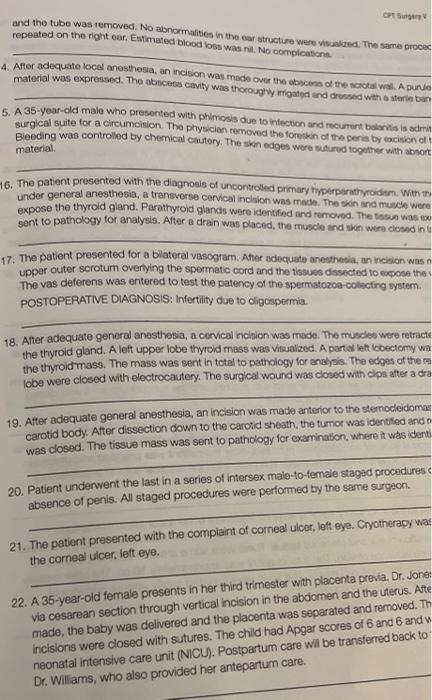 Os And The Tube Was Removed No Abnormalities In The Car Structure Were Alized The Same Proces Repeated On The Right Ca 1