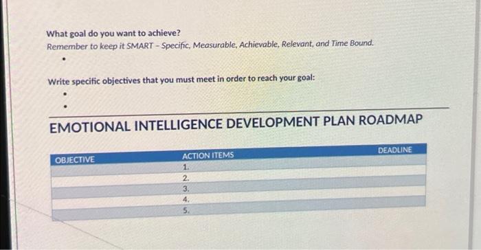 What Goal Do You Want To Achieve Remember To Keep It Smart Specific Measurable Achievable Relevant And Time Bound 1