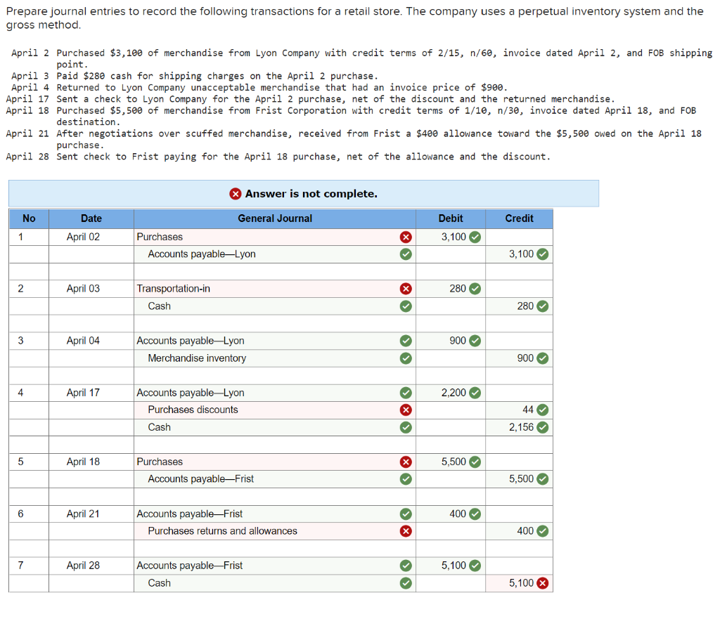 Prepare journal entries to record the following transactions for a