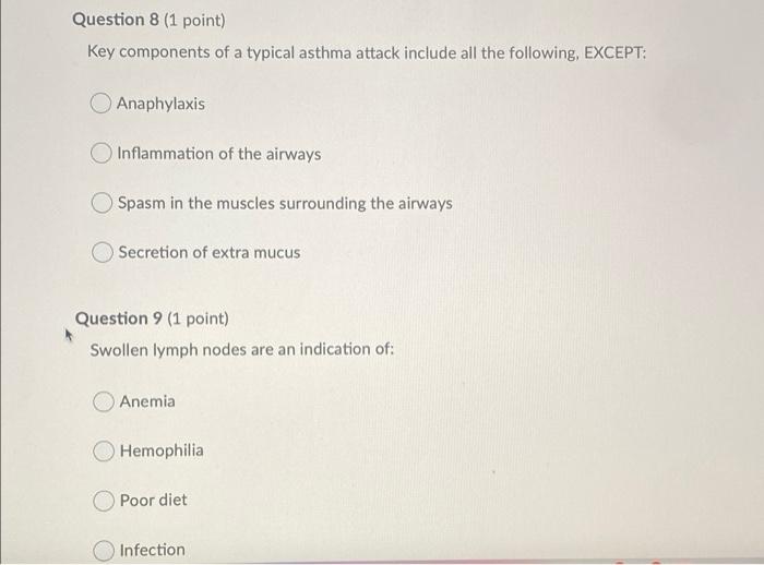 Question 1 1 Point Pathogens Can Enter The Body Through Penetration Of Skin By Inhalation Or By Ingestion True Fals 4