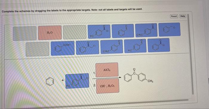 Complete The Schemes By Dragging The Labels To The Appropriate Targets Note Not All Labels And Targets Will Be Used Re 1