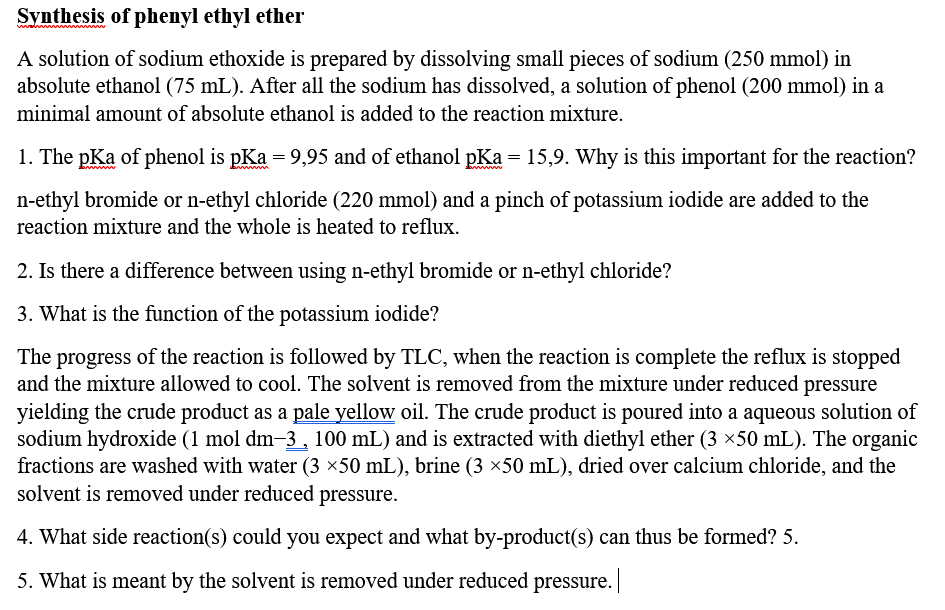 I Have To Do An Experiment And This Is All The Information I Have Answering The Questions Must Help Me Understand What 1