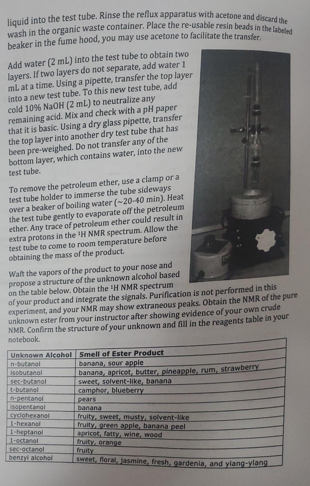 Can Someone Help Please 1 Draw The Structure Of The Unknown Ester Product And Name Using The Iupac System Why Must T 2