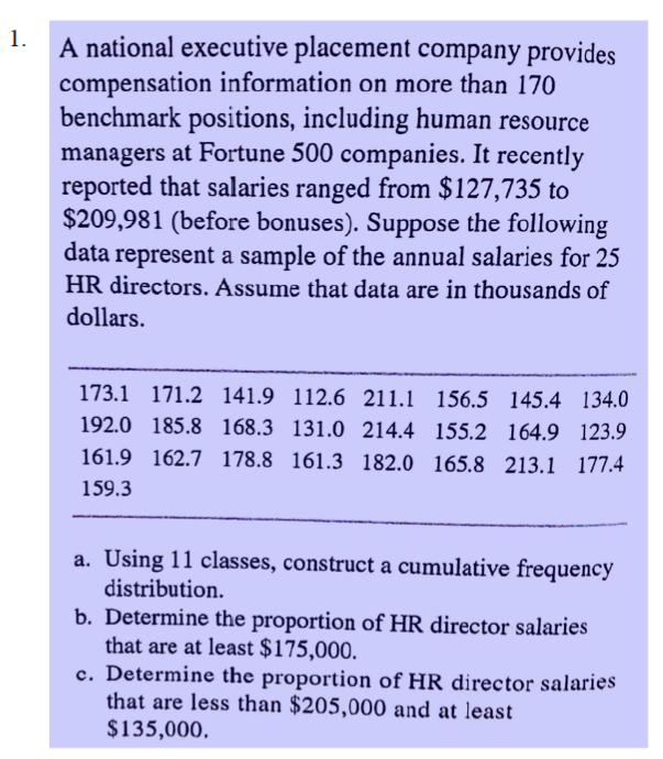 1 A National Executive Placement Company Provides Compensation Information On More Than 170 Benchmark Positions Includ 1