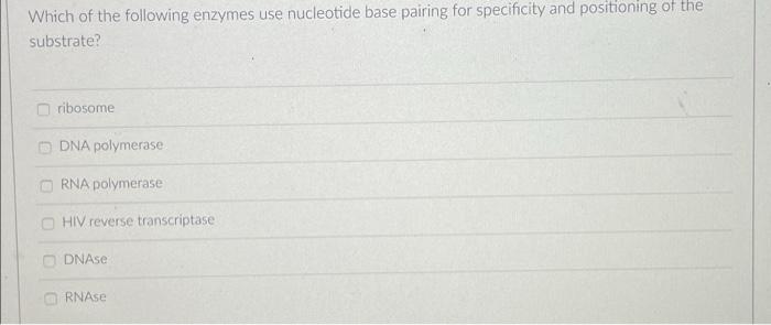Rna Has A Ribose Sugar And Dna Has A Deoxyribose Sugar The 2oh In The Ribose Sugar Changes Which Of The Following Prope 2