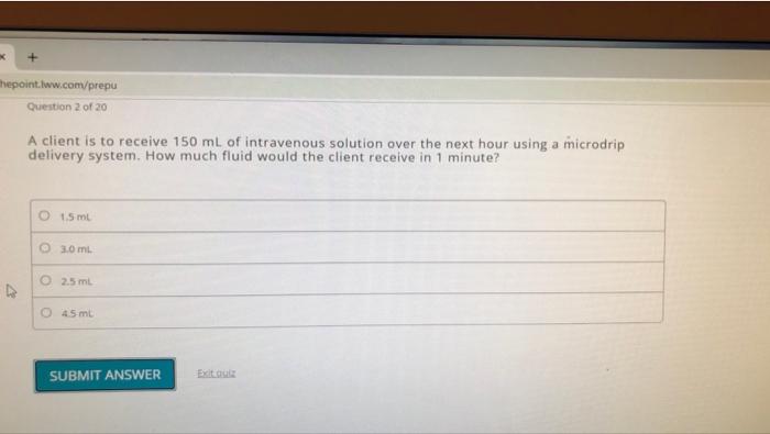 Remicade3mgkgiv Infusion Monthly Has Been Prescribed For A Client Diagnosed With Rheumatoid Arthritis The Client Weighs 1