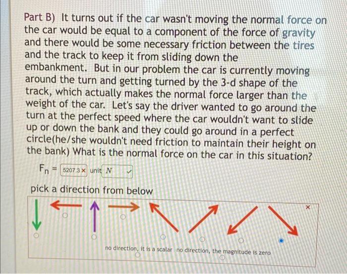 Some Race Tracks Utilize Banking Turns To Allow Cars To Taking The Turns At Much Higher Speeds Below Is A Depiction Of 2