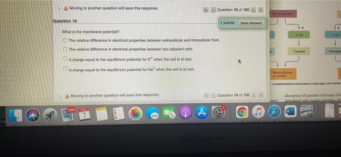 Moving To Another Question Will Response On 17 Of 100 Wer Question 17 1 Points Profesor Develops With Hydrophilic Hormo 2