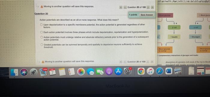 Moving To Another Question Will Response On 17 Of 100 Wer Question 17 1 Points Profesor Develops With Hydrophilic Hormo 4