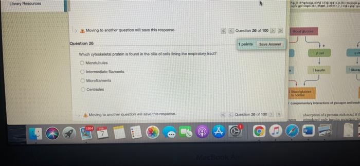 Moving To Another Question Will Response On 17 Of 100 Wer Question 17 1 Points Profesor Develops With Hydrophilic Hormo 10