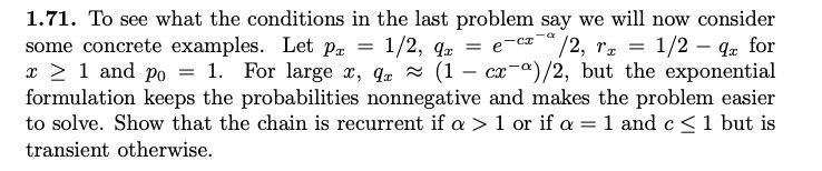 1 71 To See What The Conditions In The Last Problem Say We Will Now Consider Some Concrete Examples Let Pa 1 2 92 E 1