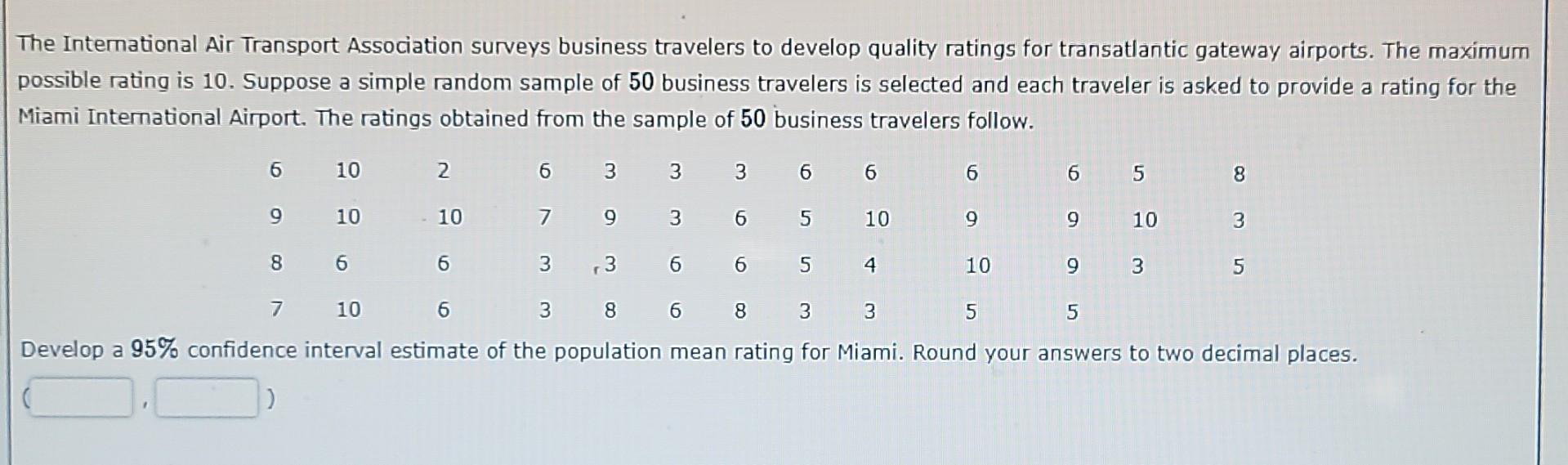 The International Air Transport Association Surveys Business Travelers To Develop Quality Ratings For Transatlantic Gate 1