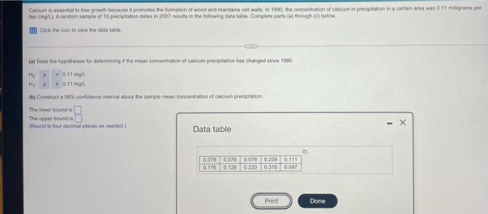 Calcium Is Set To Grow Because It Promotes The Formation Of Wood And Maintains Of Was In 1990 The Concentration Of Calc 1
