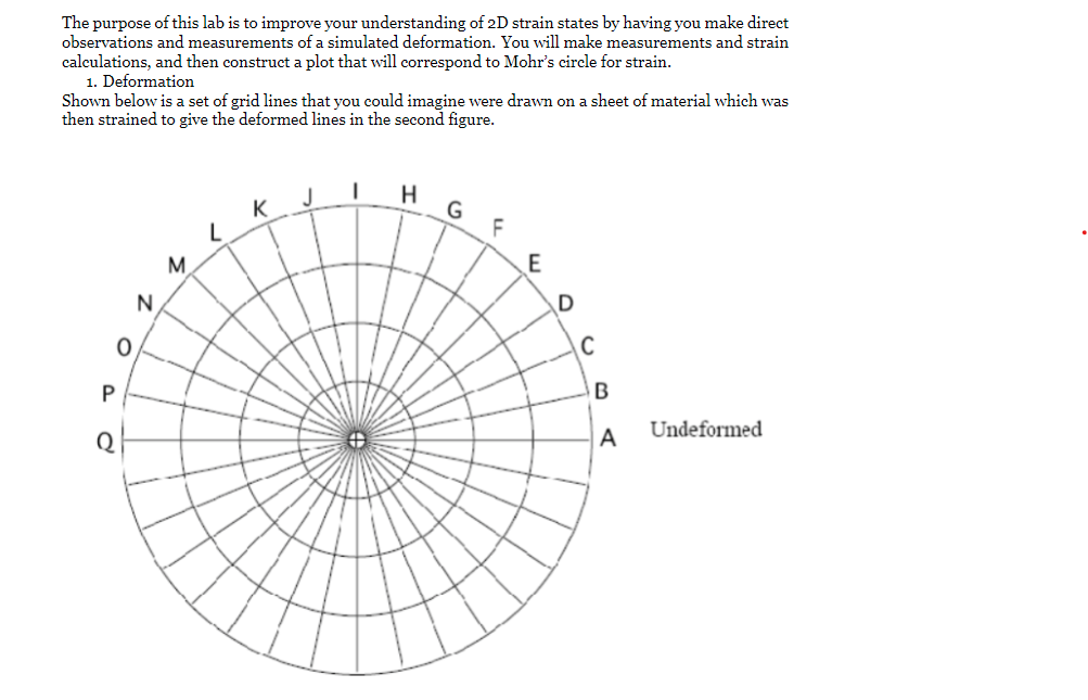 A The Purpose Of This Lab Is To Improve Your Understanding Of 2d Strain States By Having You Make Direct Observations An 1