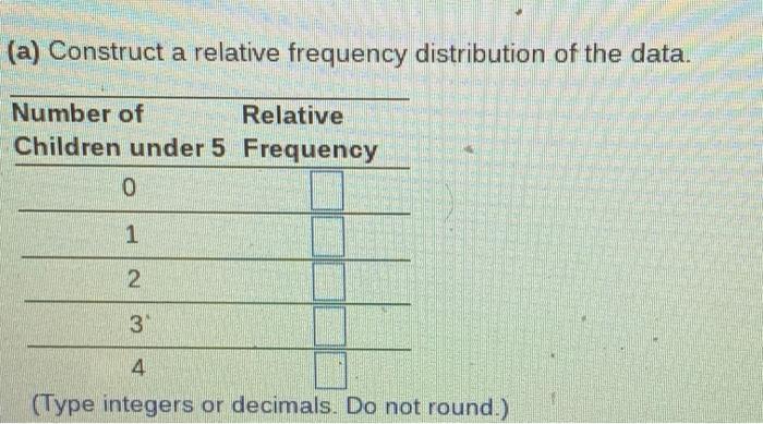 To Predict Future Enrollment In A School District Fitty Households Within The District Were Sampled And Asked To Discl 2