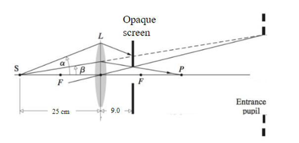 Opaque Screen L S F F 25 Cm 9 Entrance Pupil 9 0 1
