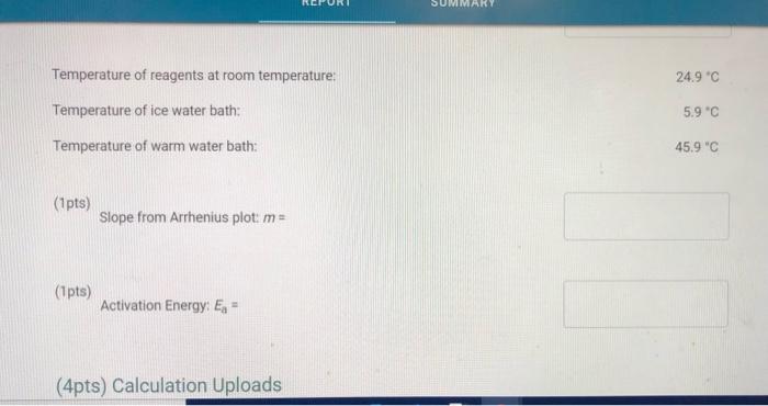Repl Refer To The Volumes In Table Ic 1 When Preparing The Reagents For Experiments A1 A7 Table Ic 1 Solution Aliquot 20