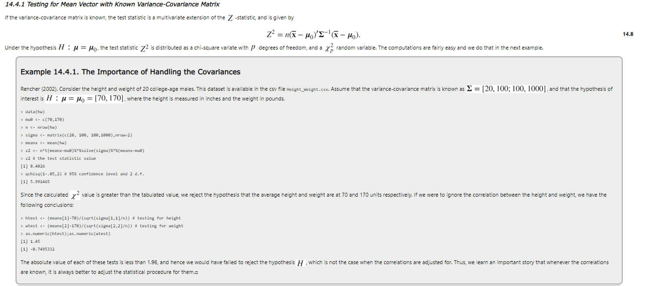 Answer The Following Using The R Statistical Computing Platform Your Answer Should Include The Code You Wrote Plus The 2