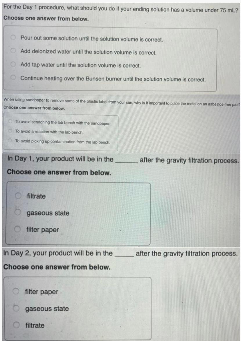 This Question Is A Postlab This Is The Only Question That Came Before It Is A Prelab It Doesn T Have To Be Answered 6