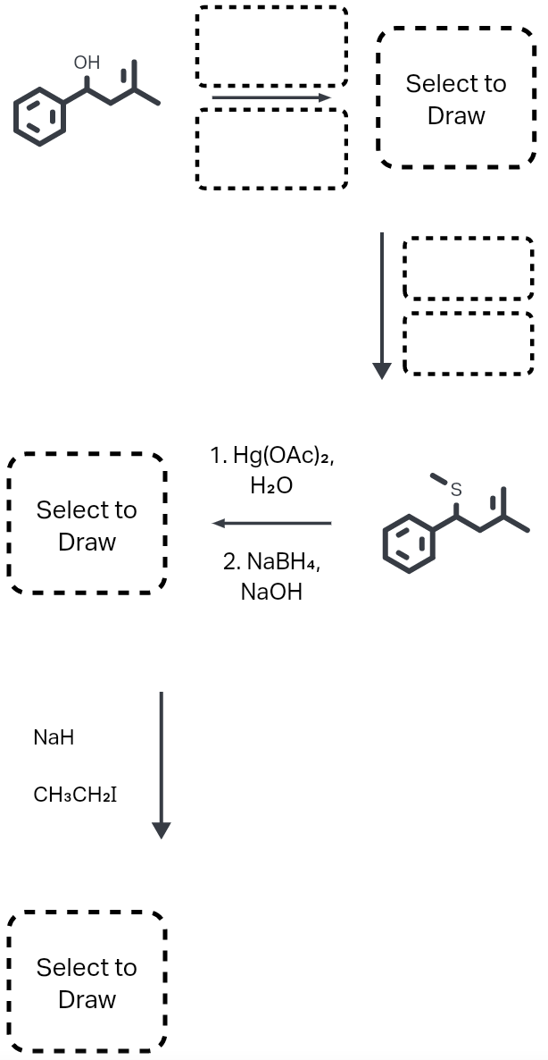 Draw The Missing Products And Or Reagents In The Following Multistep Synthesis 1