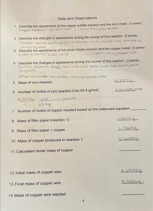 Finding The Molar Mass Relative Atomic Mass Of An Element Objective To Calculate The Relative Atomic Mass Amu Or Mol 4