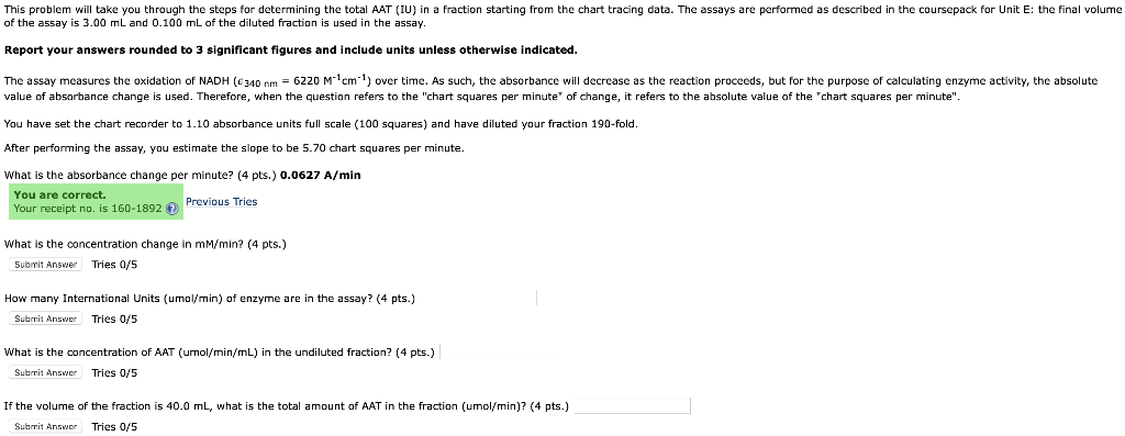 This Problem Will Take You Through The Steps For Determining The Total Aat Iu In A Fraction Starting From The Chart Tr 1