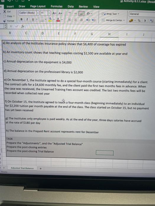 Prepare The Post Closing Entries 2