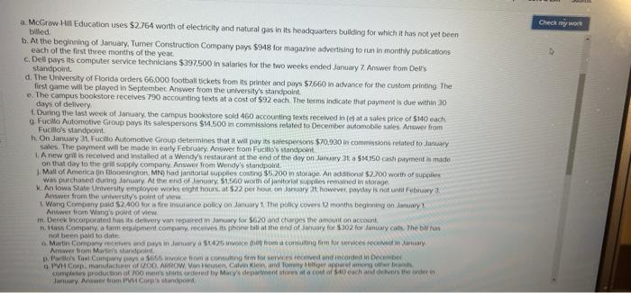 Check My Work A Mcgraw Hol Education Uses 2 764 Worth Of Electricity And Natural Gas In Its Headquarters Building For 1