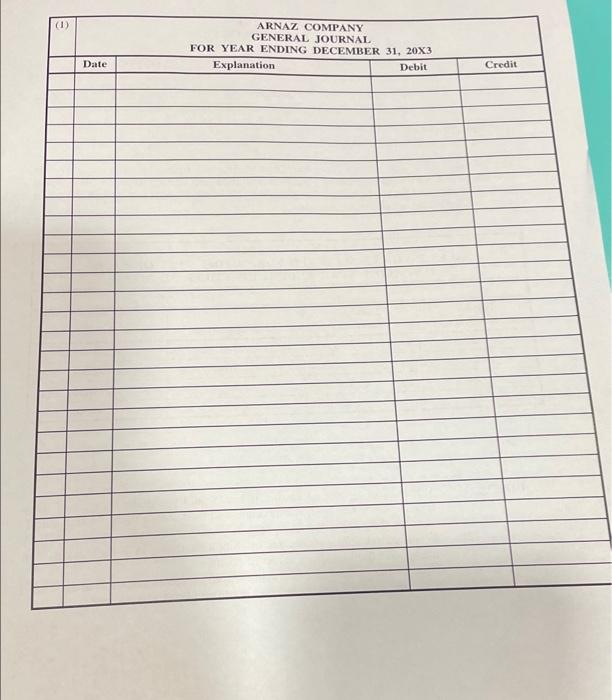 The Following Sales Were Selected For A Cutoff Test Of Arnaz Company An Audit Client For The December 31 20x3 Financi 2