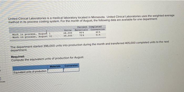 United Clinical Laboratories Is A Medical Laboratory Located In Minnesota United Clinical Laboratories Uses The Weighte 2