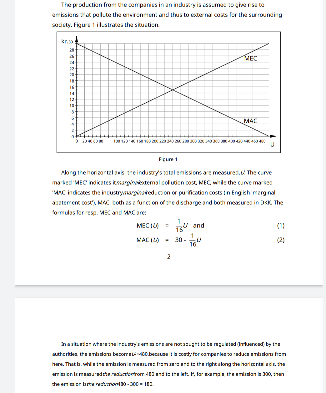2 4explain Why Only One Discharge On Uisland 240can Be Socio Economically Optimal Indicate The Welfare Benefit By Redu 2