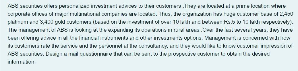 Abs Securities Offers Personalized Investment Advices To Their Customers They Are Located At A Prime Location Where Cor 1