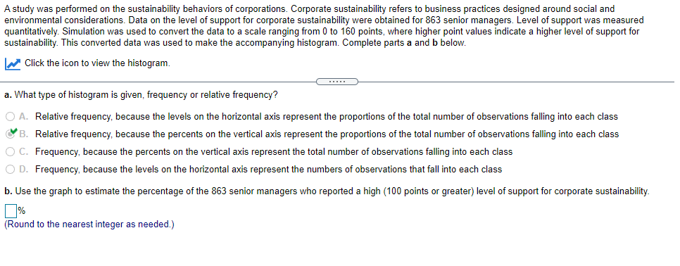 A Study Was Performed On The Sustainability Behaviors Of Corporations Corporate Sustainability Refers To Business Pract 1