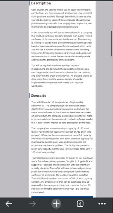 Description Case Studies Are Used To Enable You To Ply New Concepts Use The Sols You Have Mastered And Improve Your Tech 1