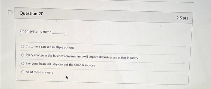 D Question 16 2 5 Pts Communicating Why A Customer Might Find A Value Proposition Appealing Infuses A Value Proposition 5