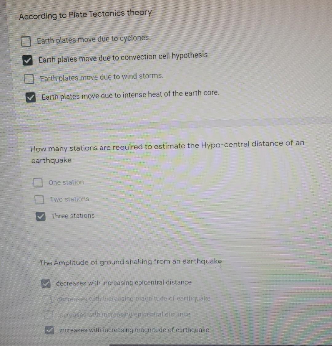 According To Plate Tectonics Theory Earth Plates Move Due To Cyclones Earth Plates Move Due To Convection Cell Hypothes 1