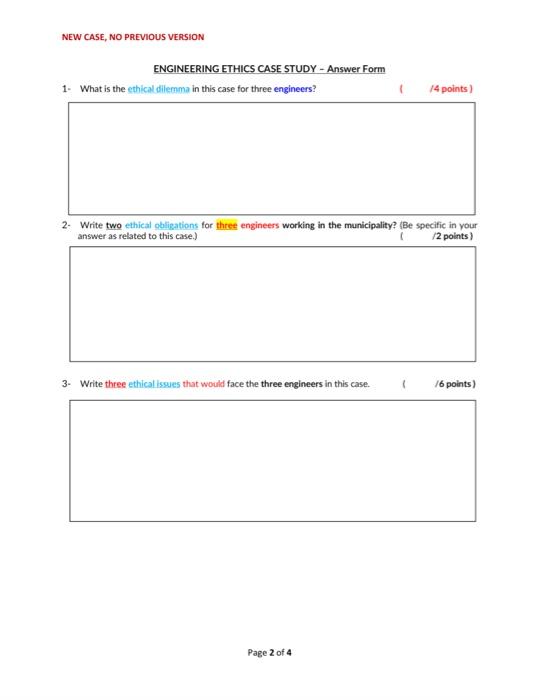 New Case No Previous Version Geng 215 Introduction To Ethics And Design Homework 1 Spring 2022 Case 1 Engineering In 2