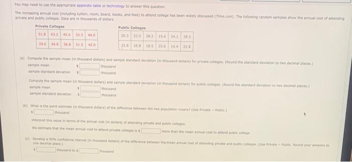 You May Need To Use The Appropriate Appendix Table Or Technology To Answer This Question The Increasing Annual Cost Ind 1