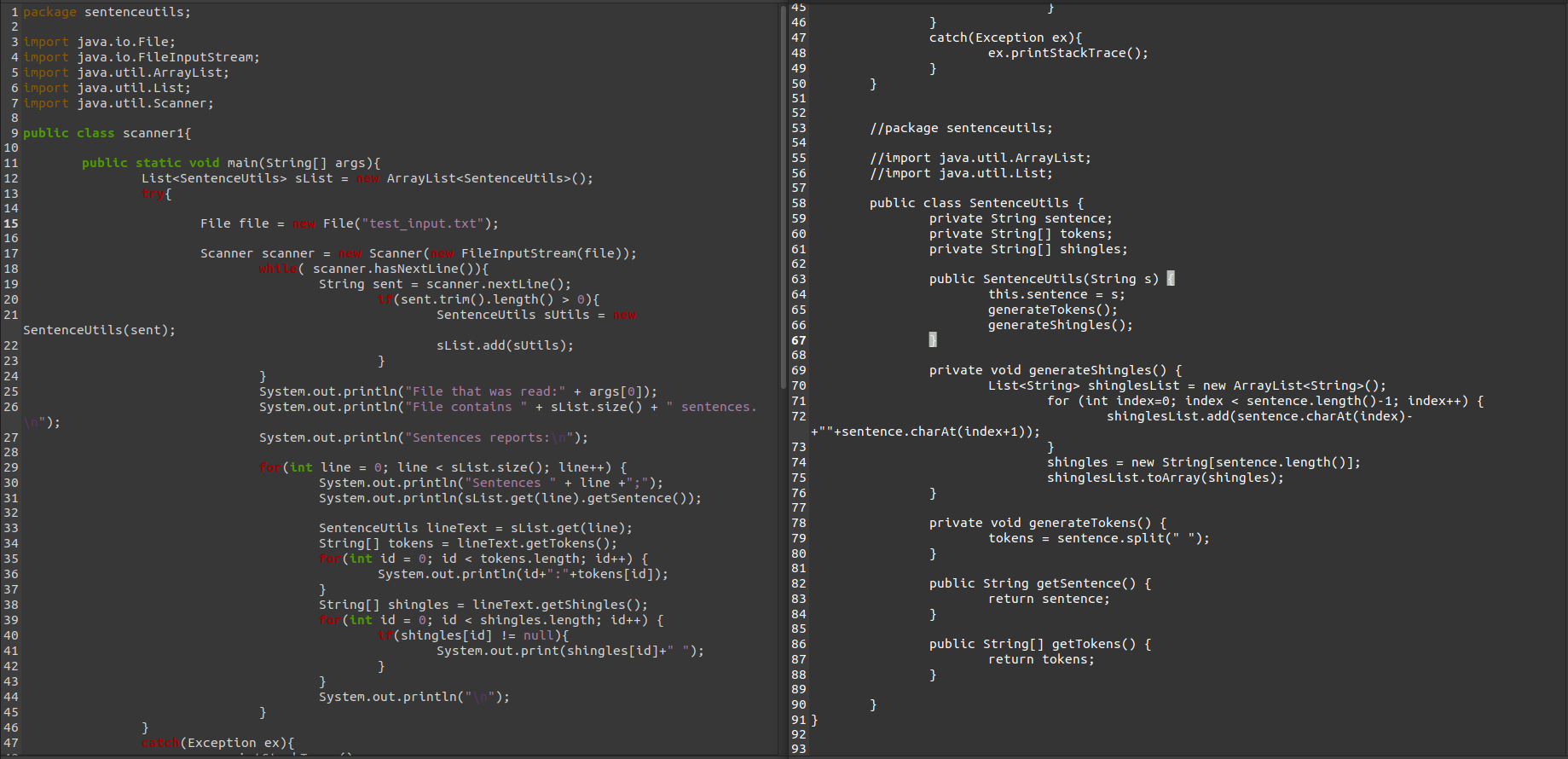 Can Someone Help Me Figure Out Why This Java Code Is Not Working Thanks Test Input Txt File 34 89 X Y23 Cxo6y 1